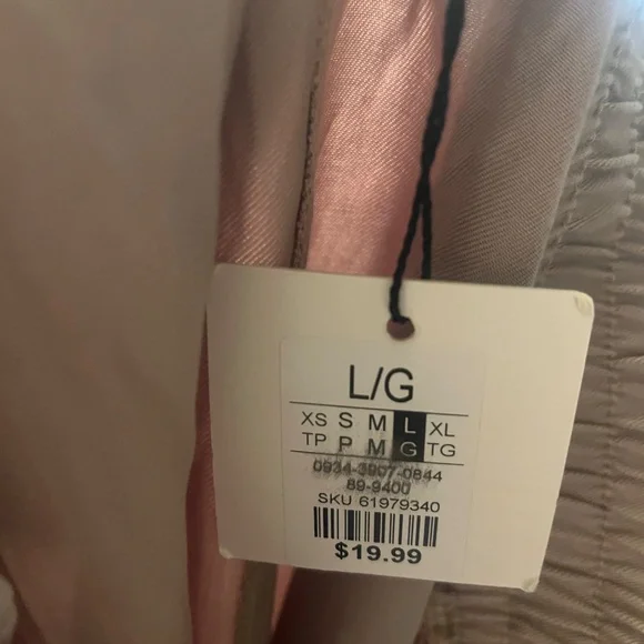 Revamped Beige Summer Shorts L - Picture 3 of 4